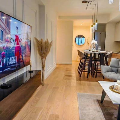 Rental of a modern 3-room apartment, 81 m², Belgrade, Serbia